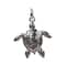 12 Pack: Charmalong™ Antique Silver Turtle Charm by Bead Landing™